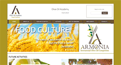 Desktop Screenshot of oliveoilacademy.org