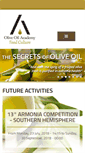 Mobile Screenshot of oliveoilacademy.org